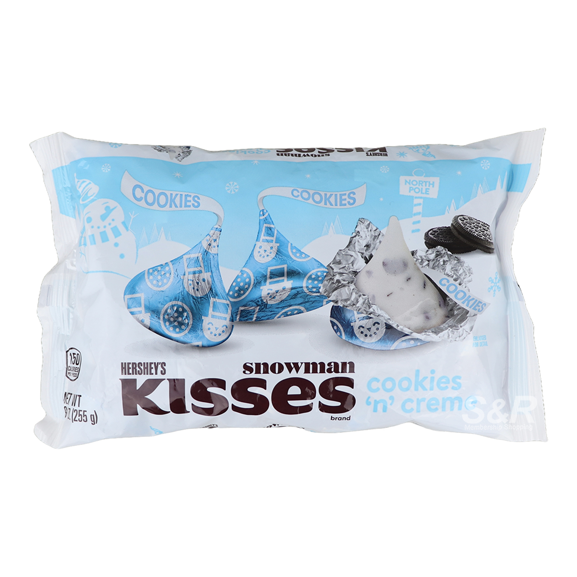 Hershey's Kisses Snowman Cookies 'n' Creme 255g Hershey's Kisses Snowman Cookies 'n' Creme 255g